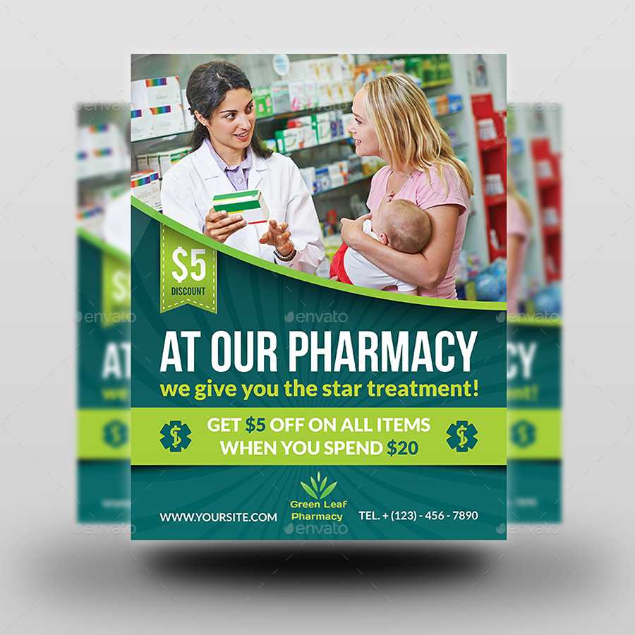Pharmacy Advertising Bundle Throughout Pharmacy Brochure Template Free