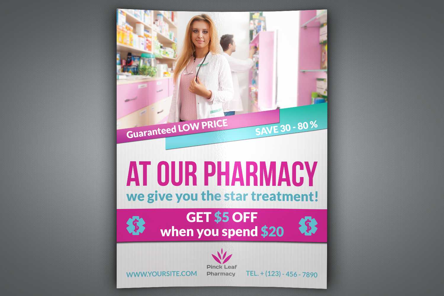 Pharmacy Flyer Template In Pharmacy Brochure Template Free