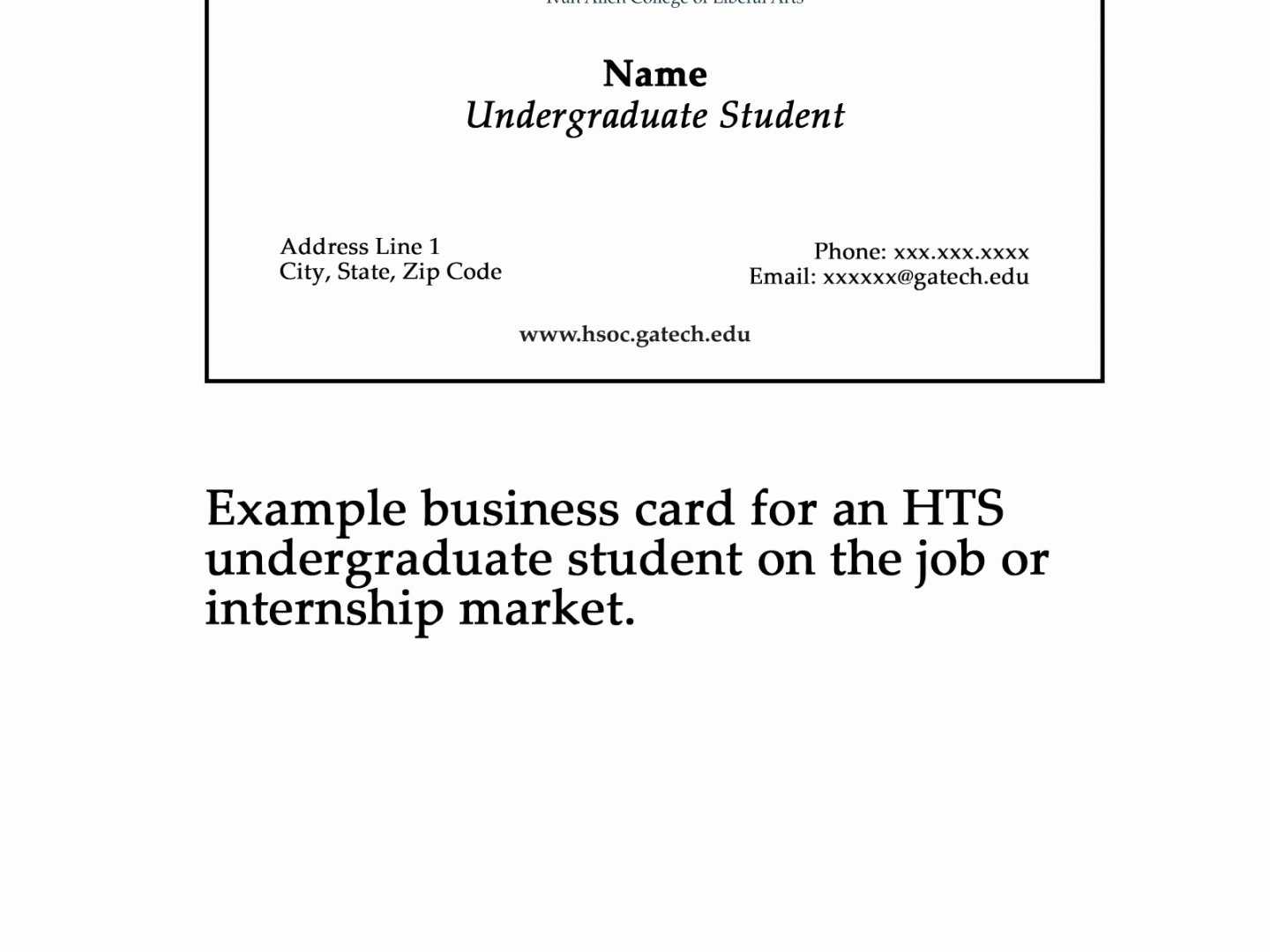 Phd Student Business Card – Calep.midnightpig.co Intended For Graduate Student Business Cards Template