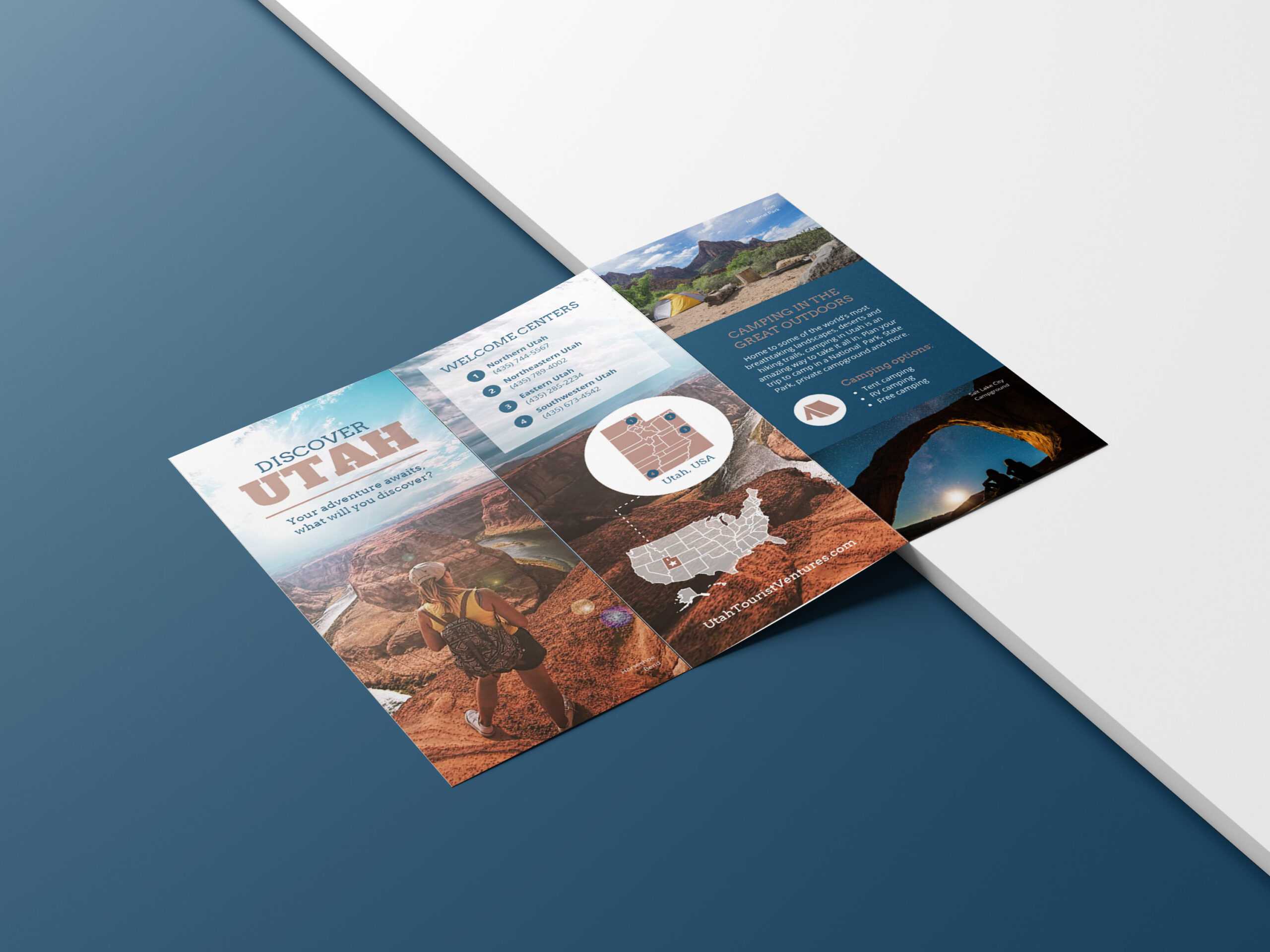 Photo Centric Outdoor Travel Brochure Idea – Venngage Intended For Welcome Brochure Template