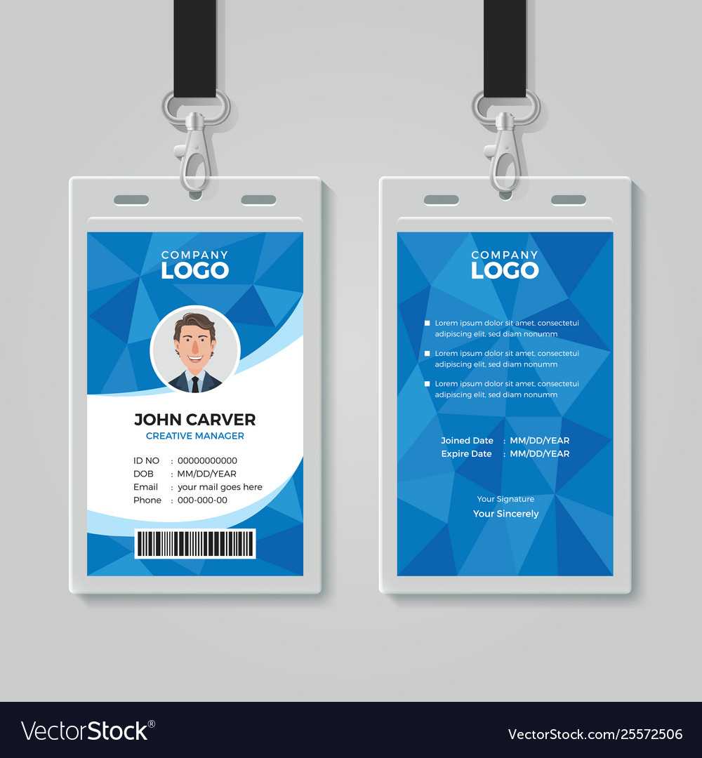 Photo Id Card Template – Falep.midnightpig.co Throughout Free Id Card Template Word