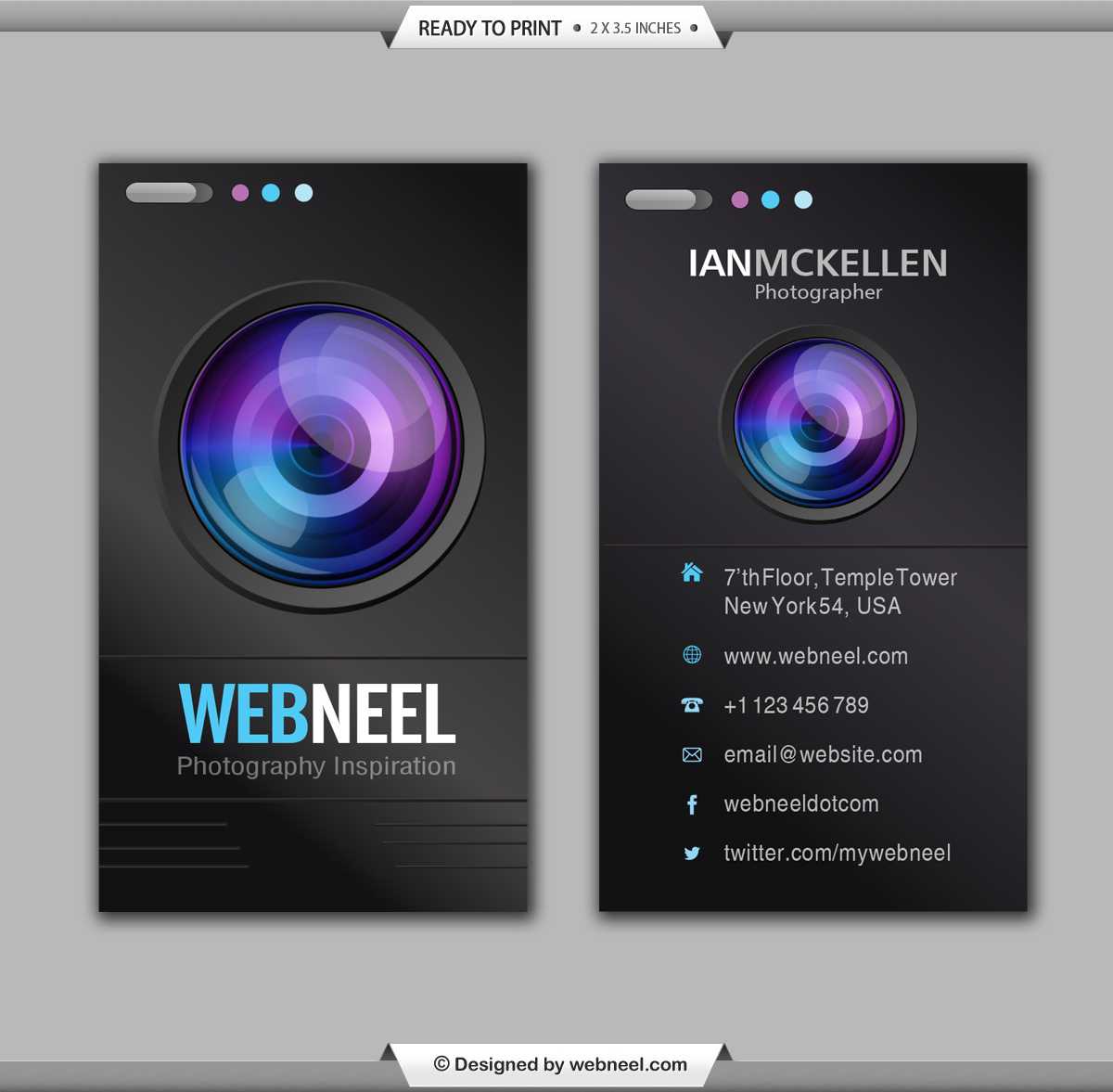 Photography Business Card Templates Free Download Regarding Photography Business Card Templates Free Download