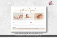Photography Studio Gift Certificate Template pertaining to Gift Certificate Template Photoshop