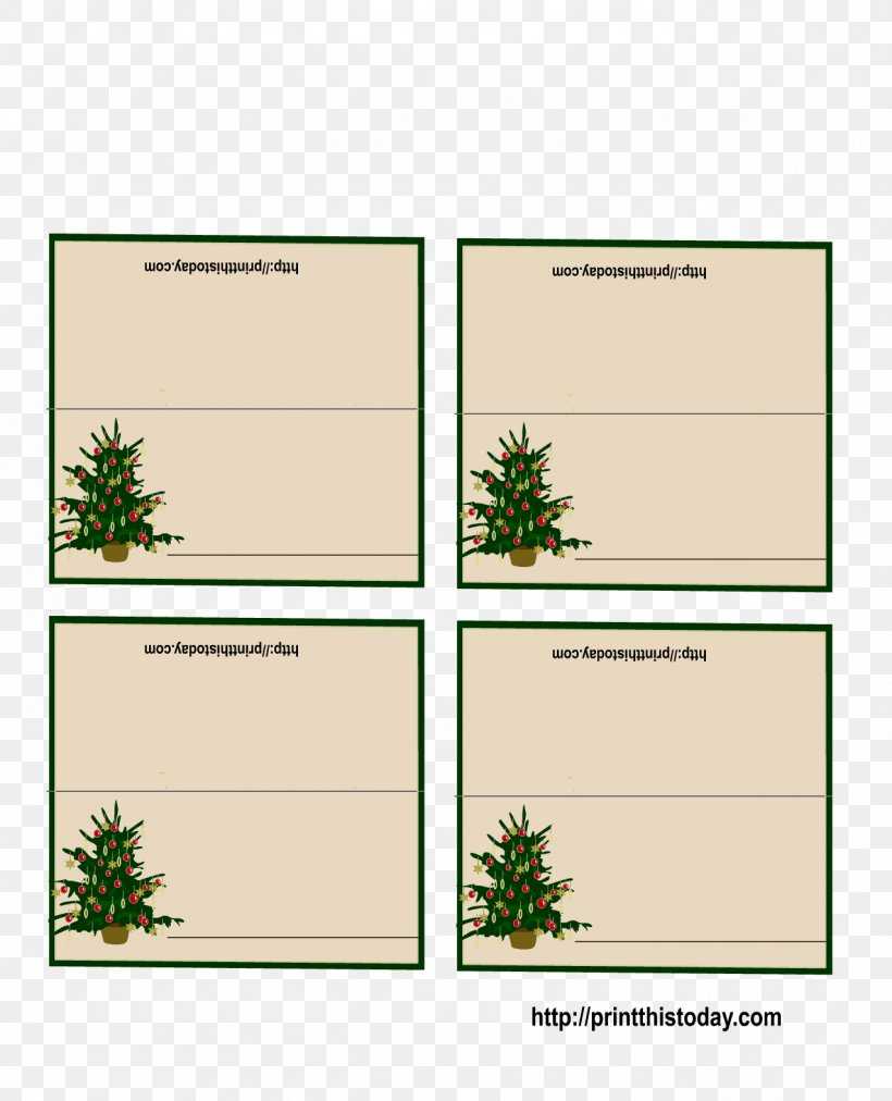 Place Card Christmas Decoration Christmas Card Template, Png With Regard To Table Place Card Template Free Download