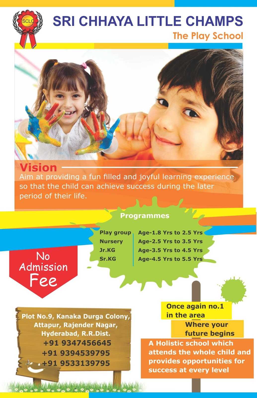 Play School Pamphlet Design – Calep.midnightpig.co Inside School Brochure Design Templates