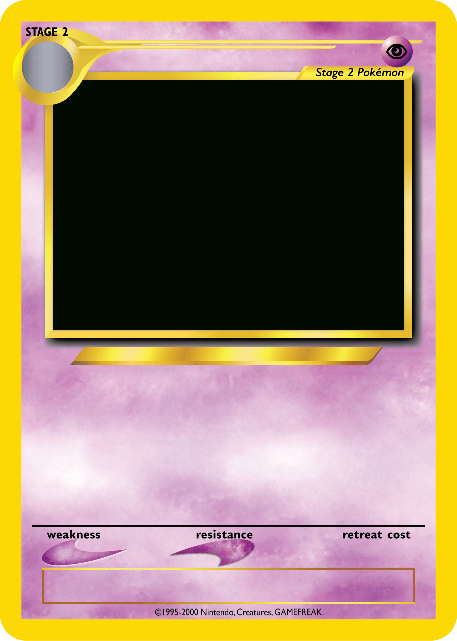 Pokemon Card Template Transparent & Png Clipart Free With Superhero Trading Card Template