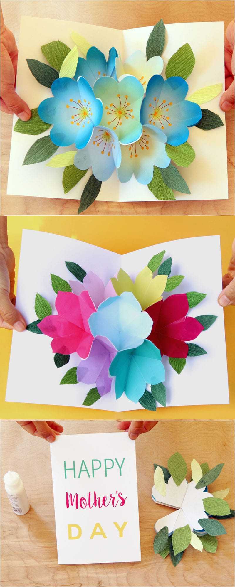 Pop Up Flowers Diy Printable Mother's Day Card – A Piece Of With Regard To Diy Pop Up Cards Templates