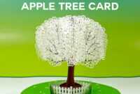 Pop-Up Paper Apple Tree Card (3D Sliceform) - Jennifer Maker with regard to Pop Up Tree Card Template