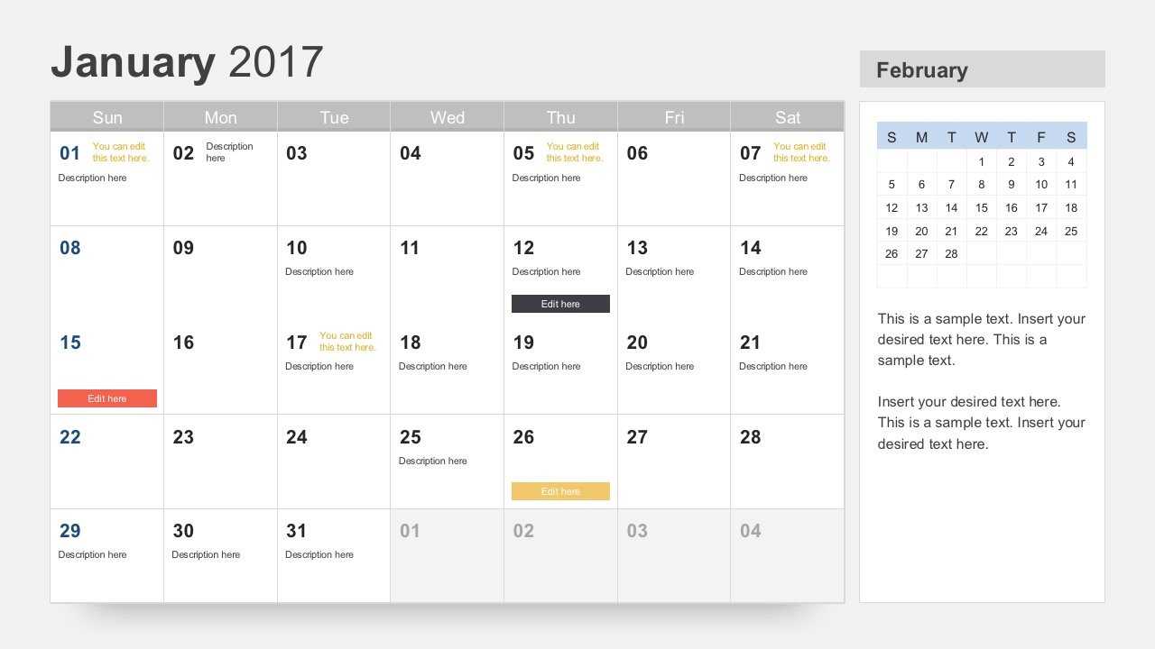 Ppt Calendar Templates – Dalep.midnightpig.co Regarding Microsoft Powerpoint Calendar Template