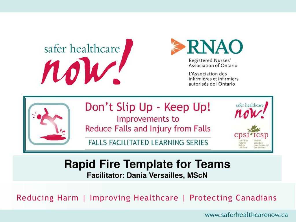 Ppt – Rapid Fire Template For Teams Facilitator: Dania With Team Charter Template Powerpoint