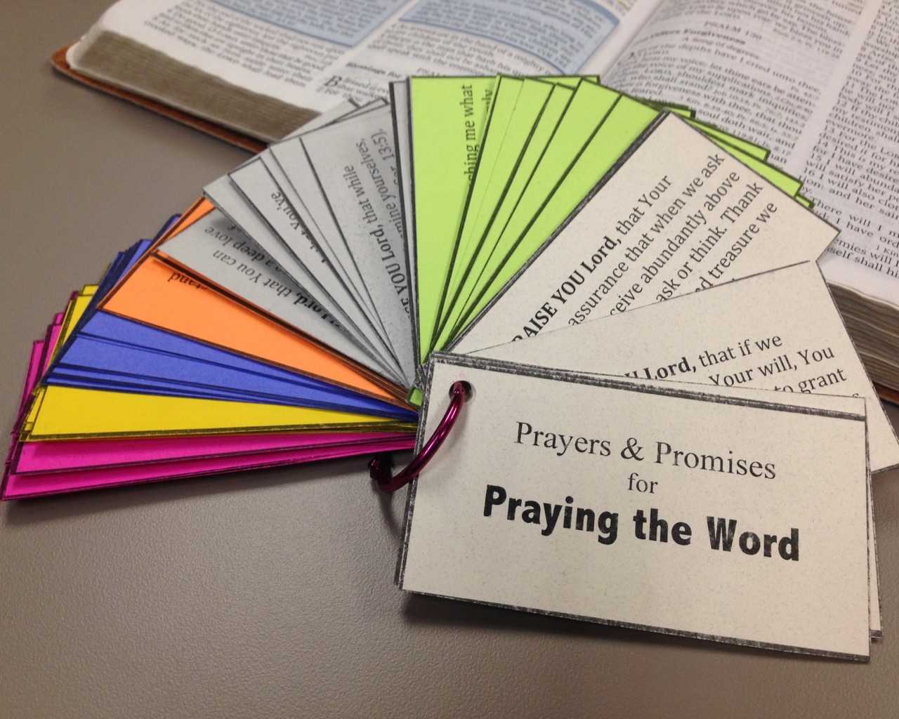 Praying The Word: Prayer & Promise Cards | Revival & Reformation Regarding Prayer Card Template For Word