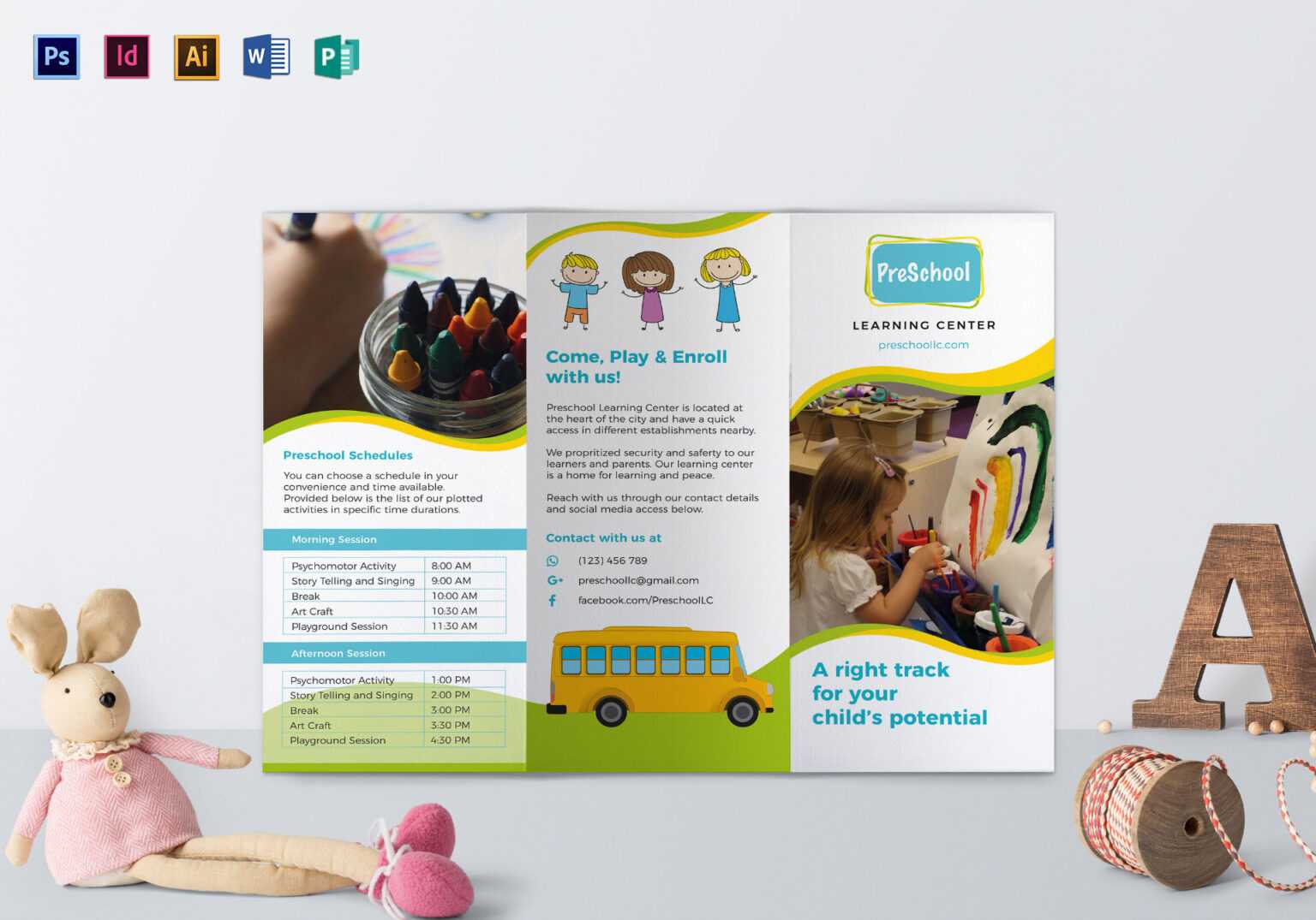 Play School Brochure Templates Business Professional Templates