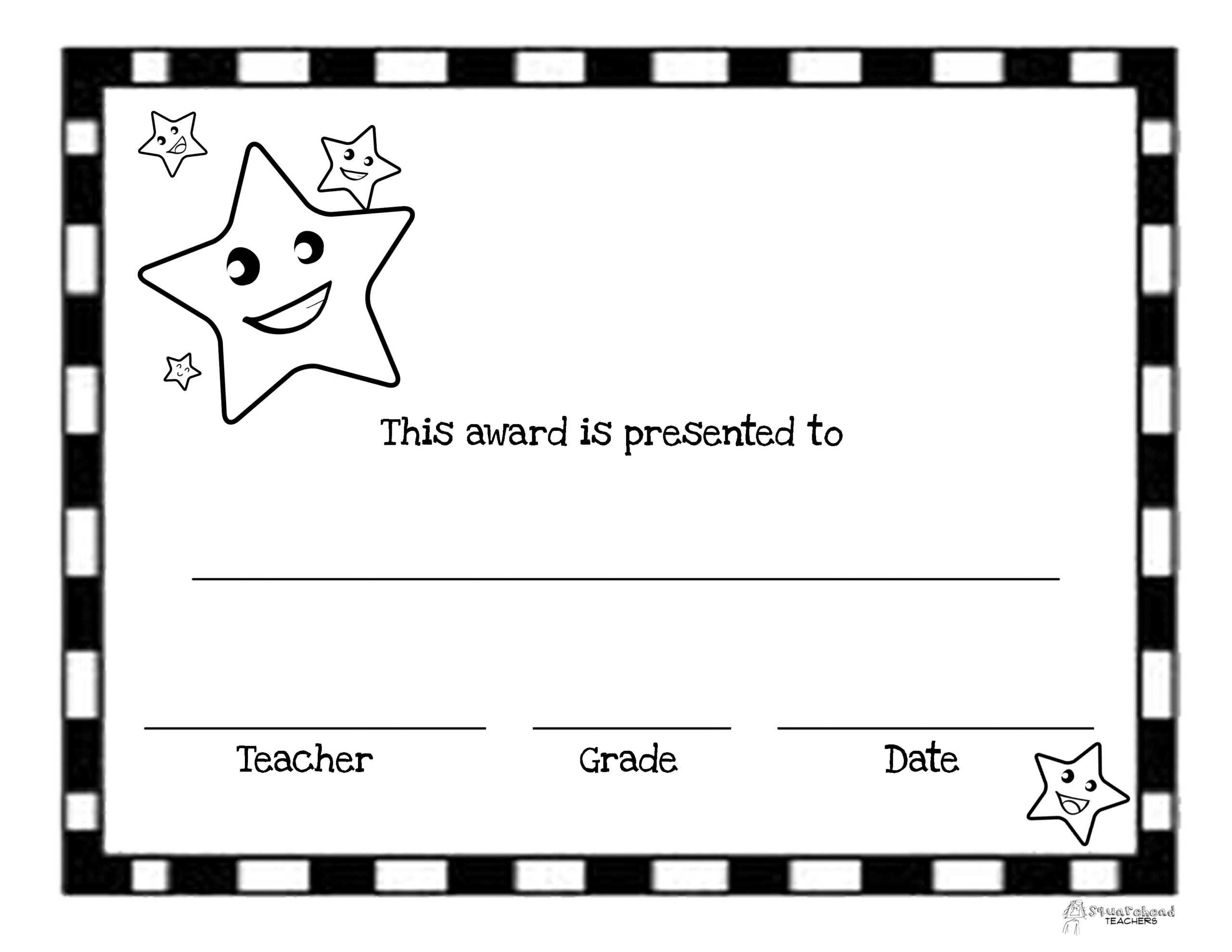 Printable Awards For Students Free – Falep.midnightpig.co Intended For Classroom Certificates Templates