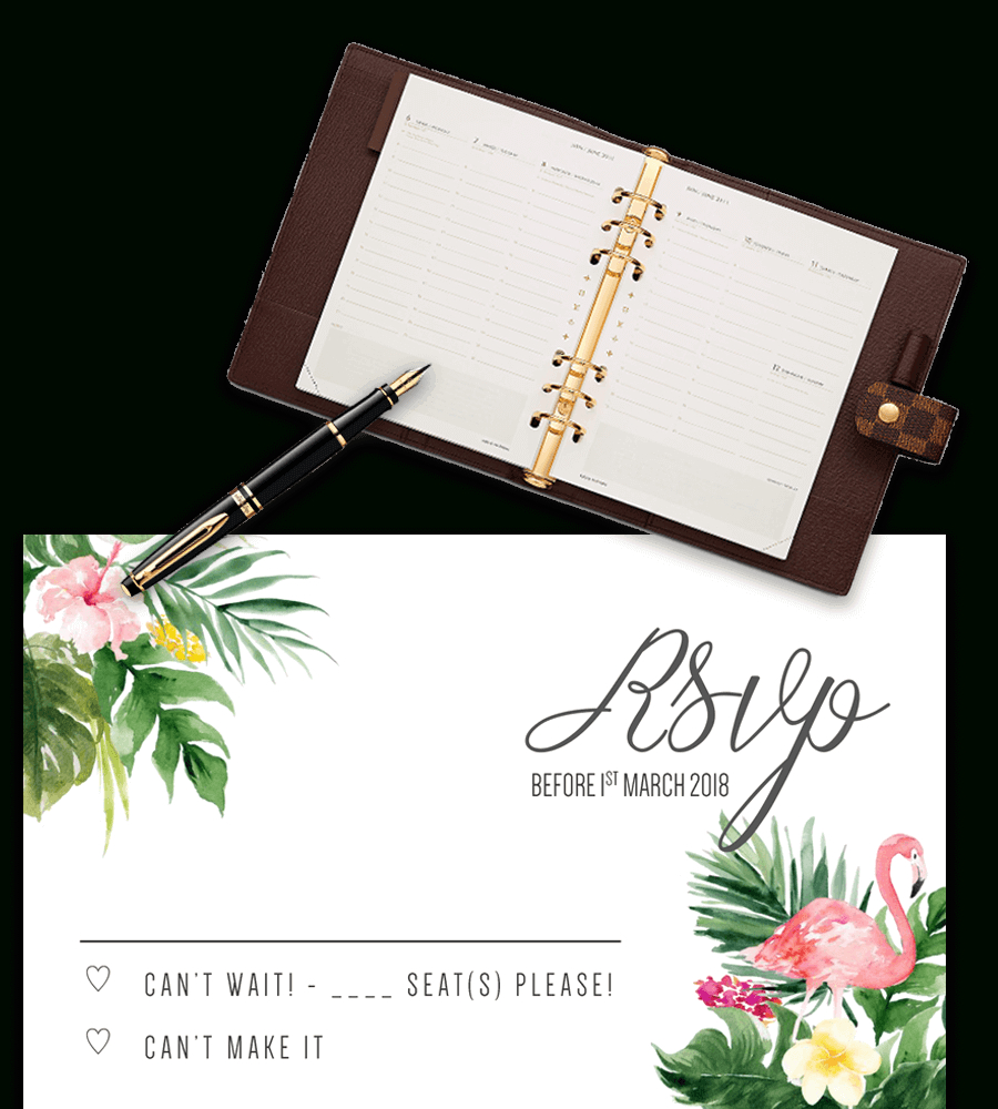 Printable Free Wedding Rsvp Template & Cards Microsoft Word Pertaining To Free Printable Wedding Rsvp Card Templates