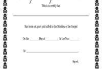 Printable Ordination Certificate - Fill Online, Printable regarding Certificate Of Ordination Template