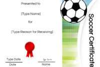 Printable Soccer Certificate - Dalep.midnightpig.co in Soccer Award Certificate Template