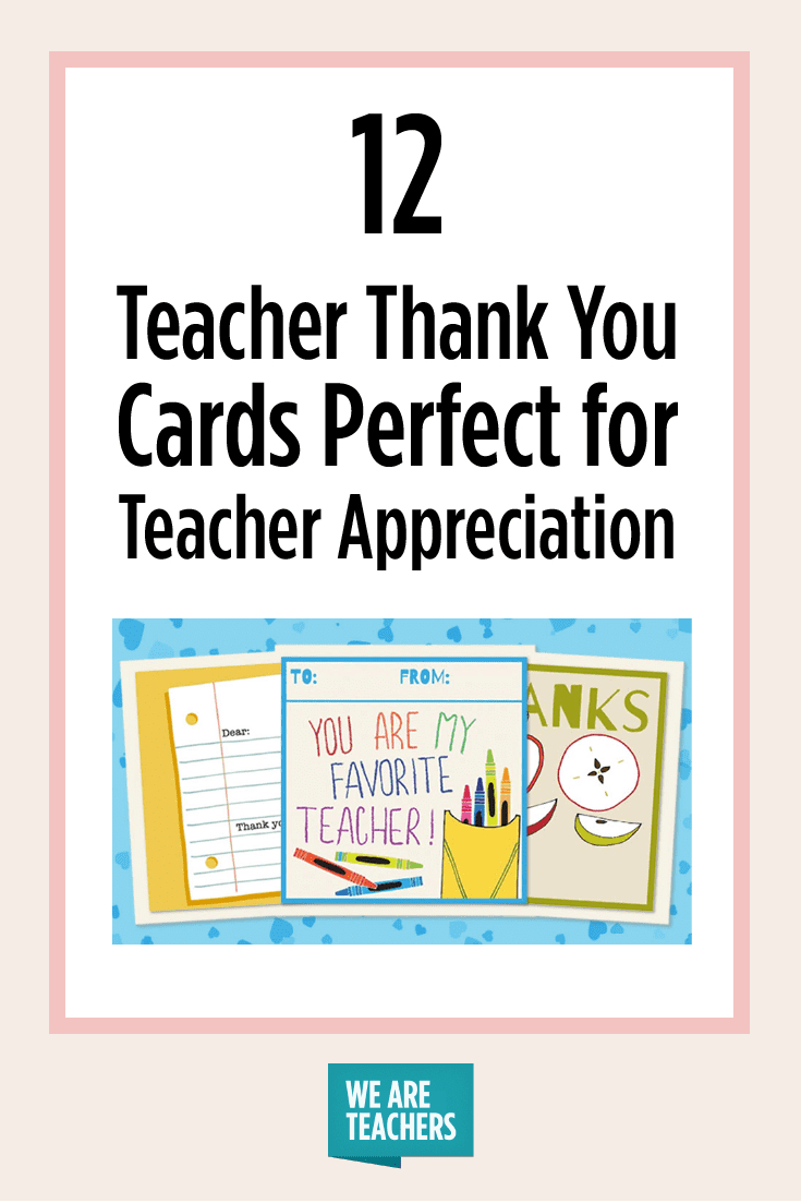 Printable Teacher Thank You Cards For Teacher Appreciation Throughout Thank You Card For Teacher Template
