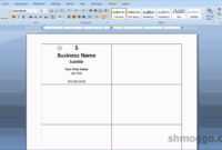 Printing Business Cards In Word | Video Tutorial in Credit Card Size Template For Word