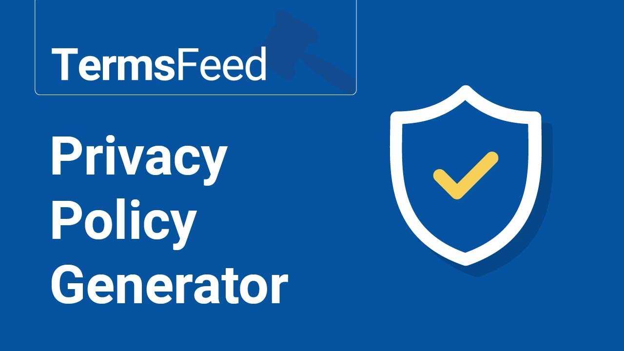 Privacy Policy Generator With Regard To Credit Card Privacy Policy Template