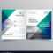Professional Blue Bi Fold Brochure Template Design With Regard To Professional Brochure Design Templates