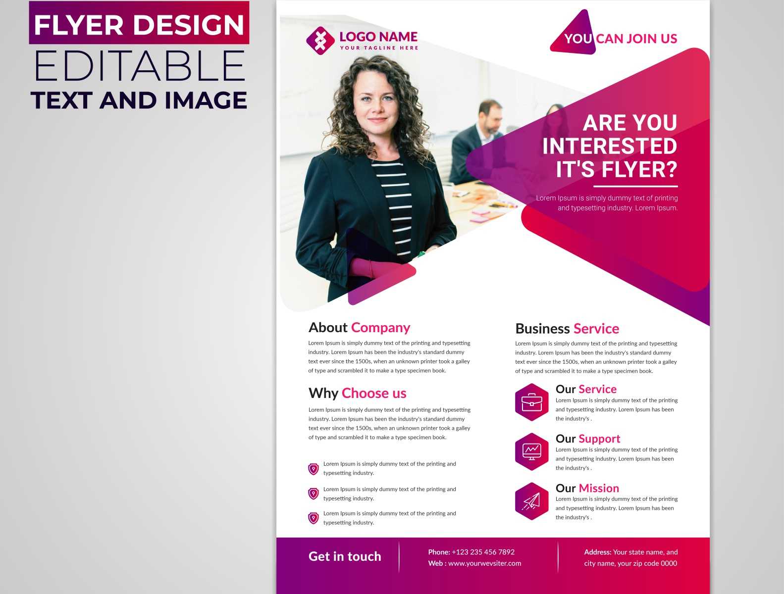 Professional Corporate Flyer Design Templates Pertaining To Professional Brochure Design Templates