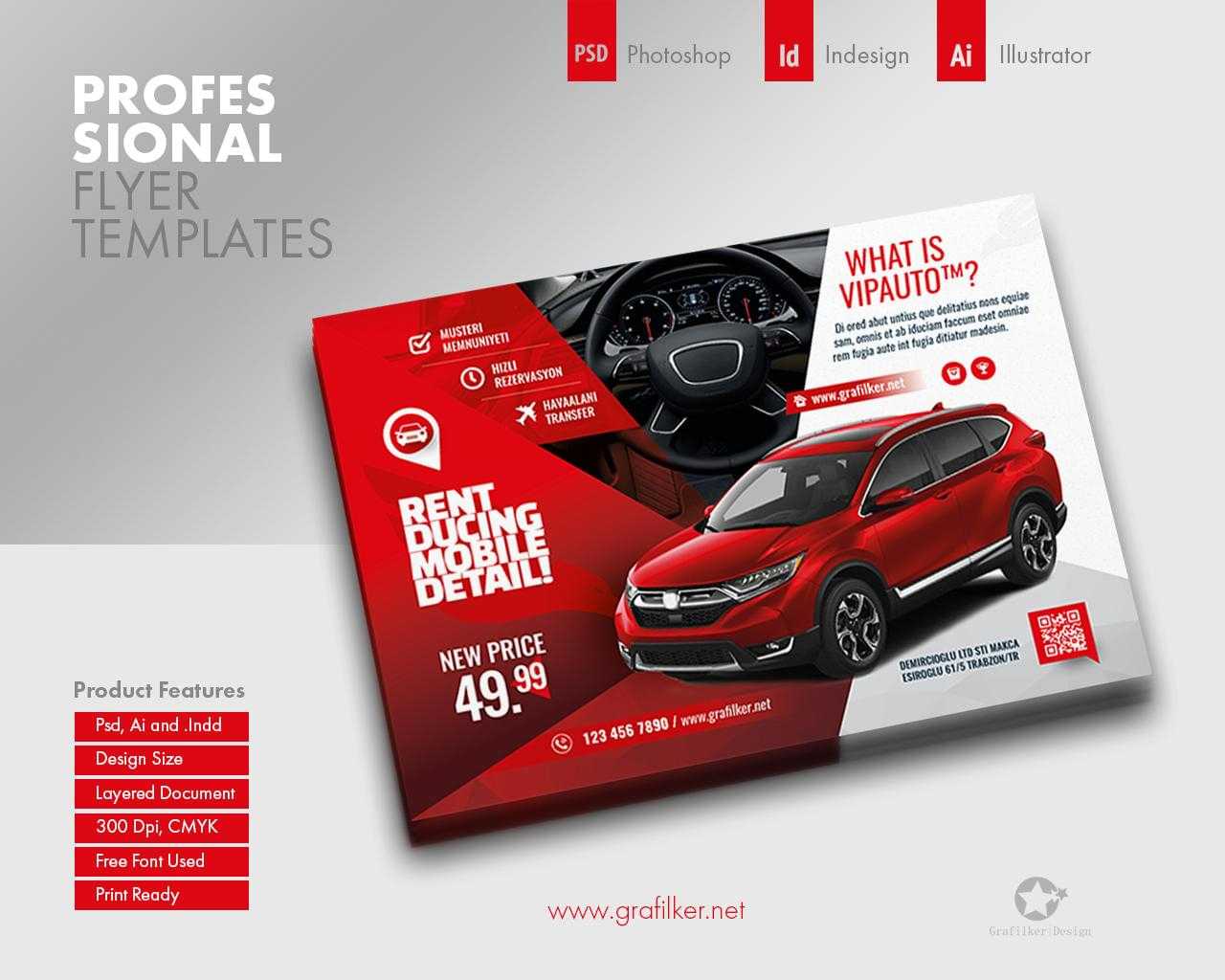 Professional Flyer Templatesgrafilker On Envato Studio Intended For Professional Brochure Design Templates