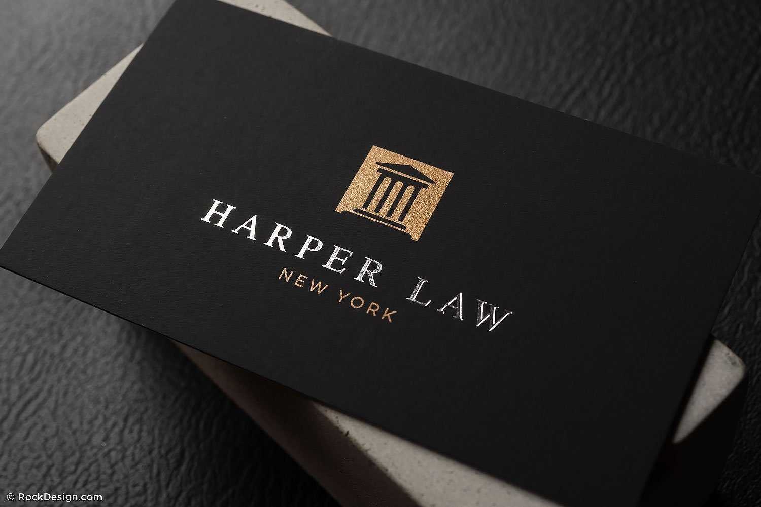 Professional Foil Stamped Lawyer Business Card Template Pertaining To Lawyer Business Cards Templates