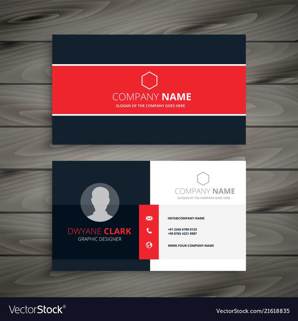 Professional Red Business Card Template Intended For Professional Name Card Template