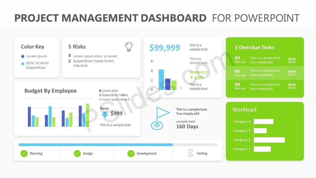 Project Management Powerpoint Templates Free Download For Powerpoint Dashboard Template Free