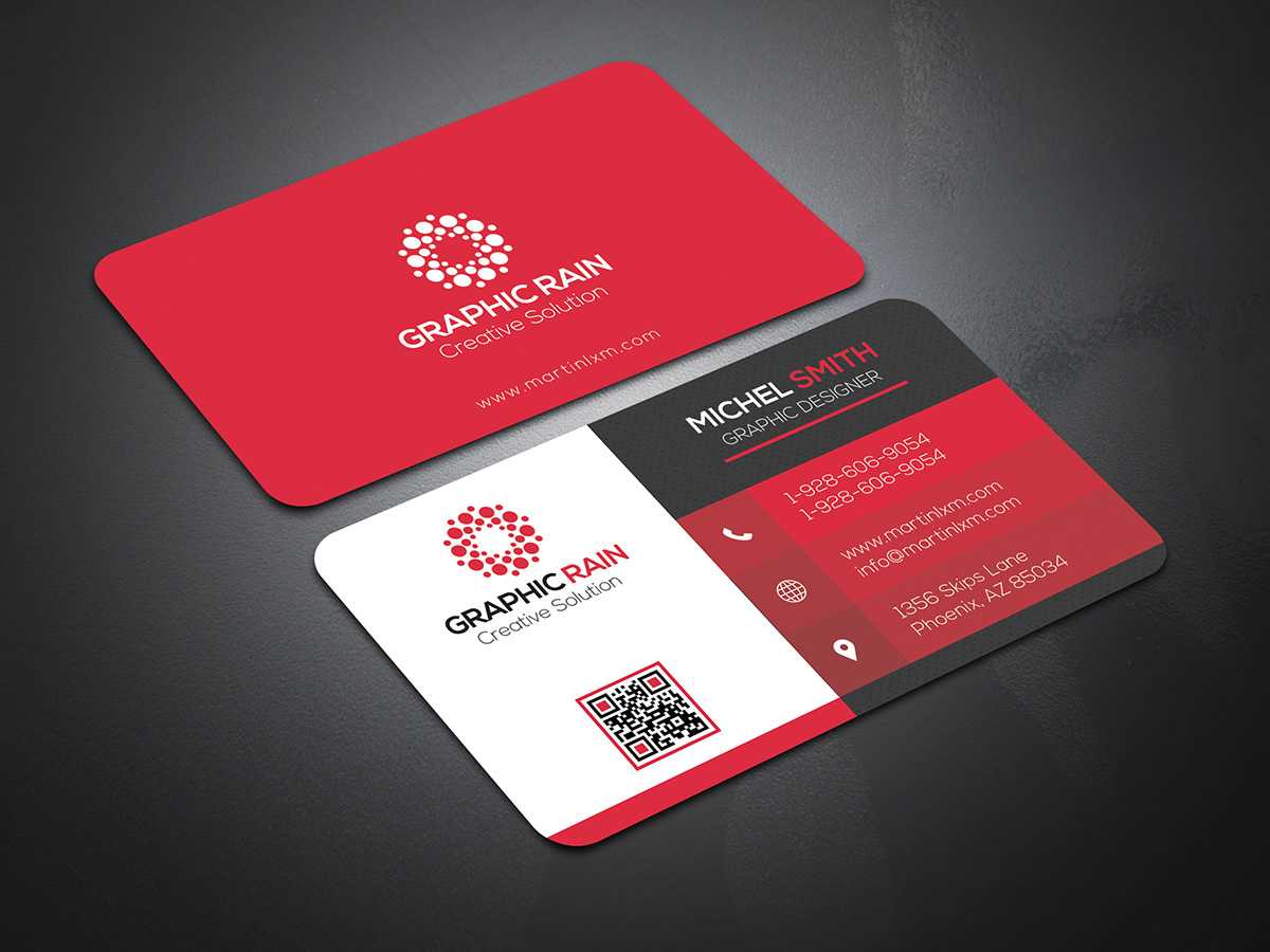 Psd Business Card Template On Behance Pertaining To Photoshop Business Card Template With Bleed