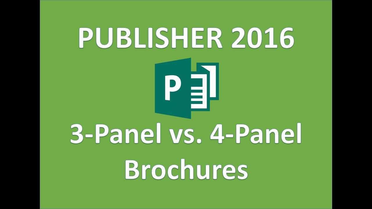 Publisher 2016 – Brochures – How To Make A Brochure In Microsoft Office 365  Tutorial – Create On Ms Pertaining To Free Template For Brochure Microsoft Office