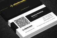 Qr Code Visiting Card Designs - Veppe with Qr Code Business Card Template