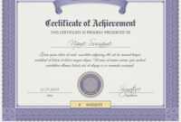 Qualification Certificate Template throughout Qualification Certificate Template