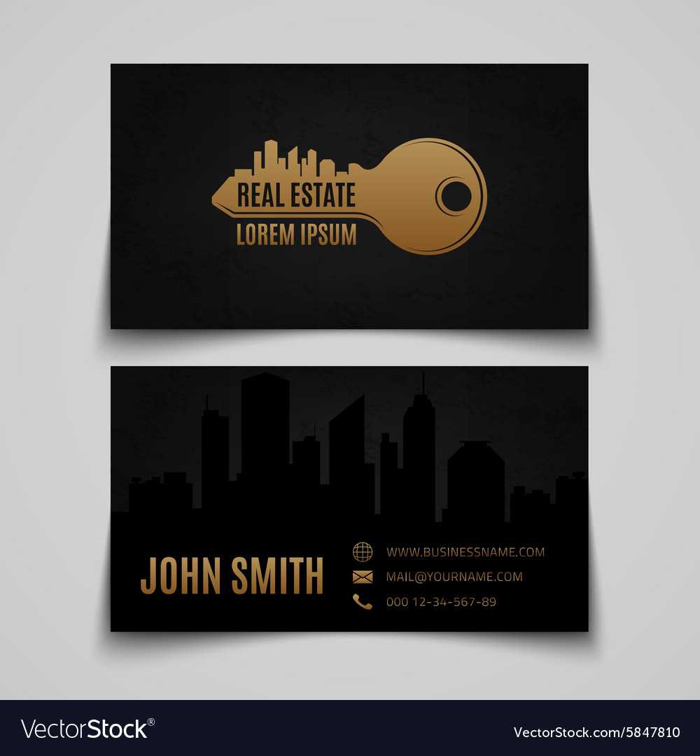 Real Estate Business Card Template Throughout Real Estate Business Cards Templates Free