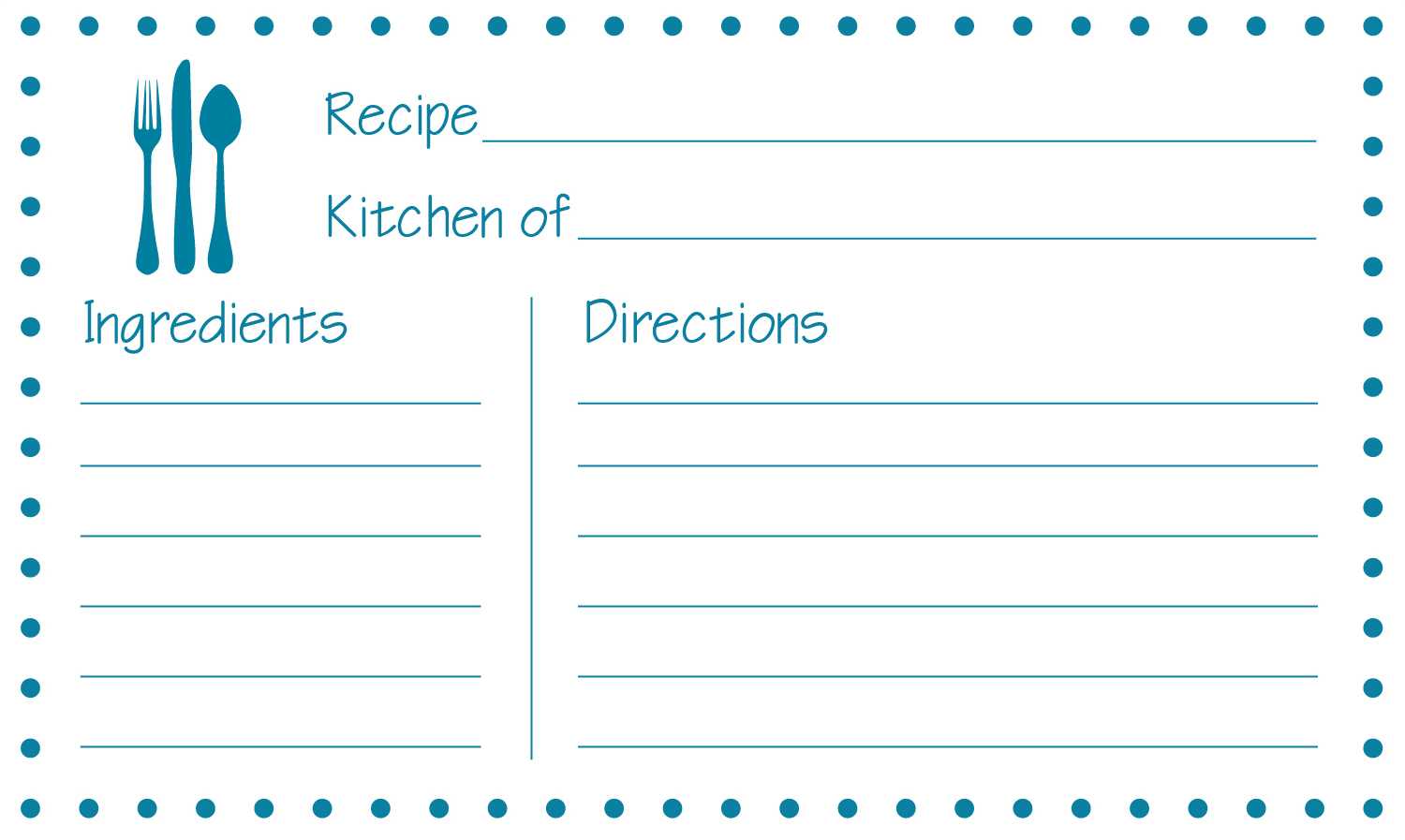 Recipe Template For Kids – Calep.midnightpig.co Regarding Free Recipe Card Templates For Microsoft Word