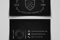 Restaurant Business Card Template within Frequent Diner Card Template