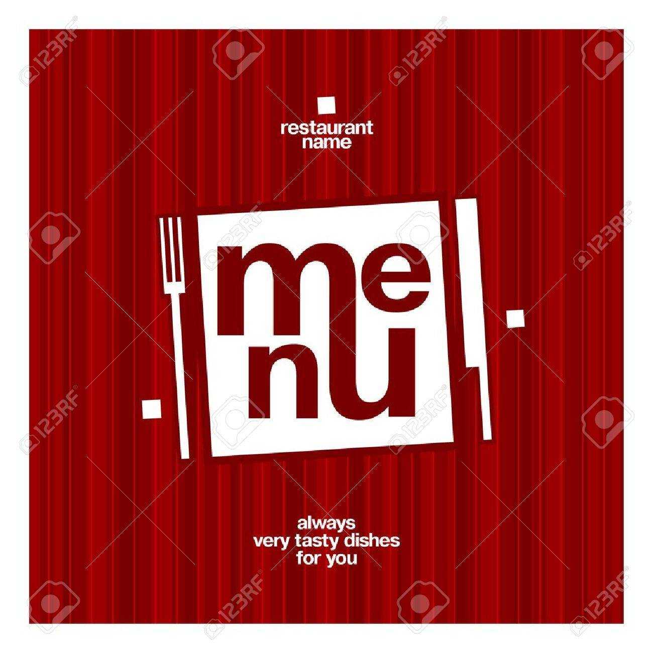 Restaurant Menu Card Design Template In Referral Card Template Free
