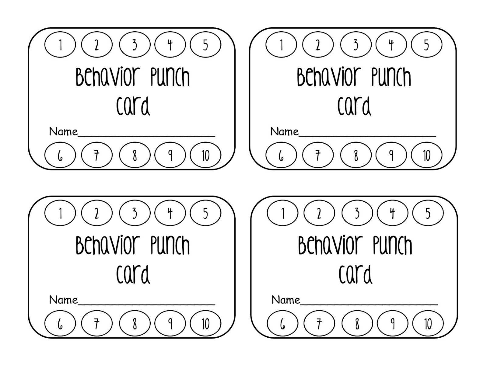 Reward Punch Card Template – Calep.midnightpig.co Pertaining To Business Punch Card Template Free