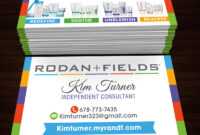 Rodan &amp; Fields Business Cards Style 1 Soldkz Creative Services throughout Rodan And Fields Business Card Template