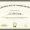 Sample Company Appreciation Certificate Template Within In Appreciation Certificate Templates