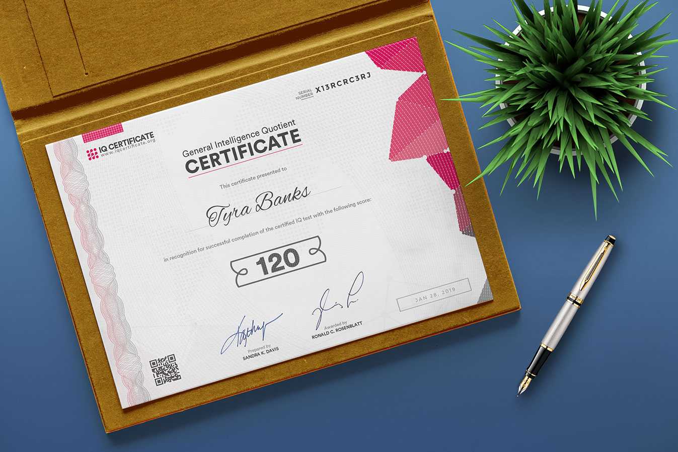 Sample Iq Certificate - Get Your Iq Certificate! Pertaining To Iq Certificate Template