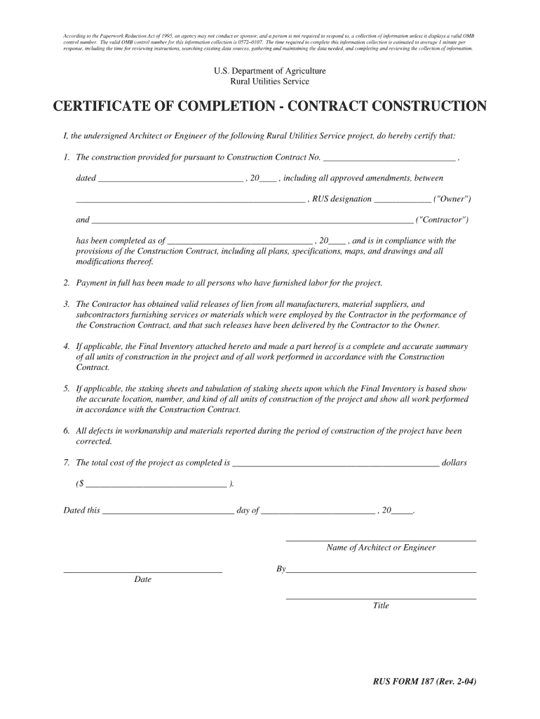 Sample Of Certificate Of Completion Of Construction Project With Certificate Of Completion Template Construction