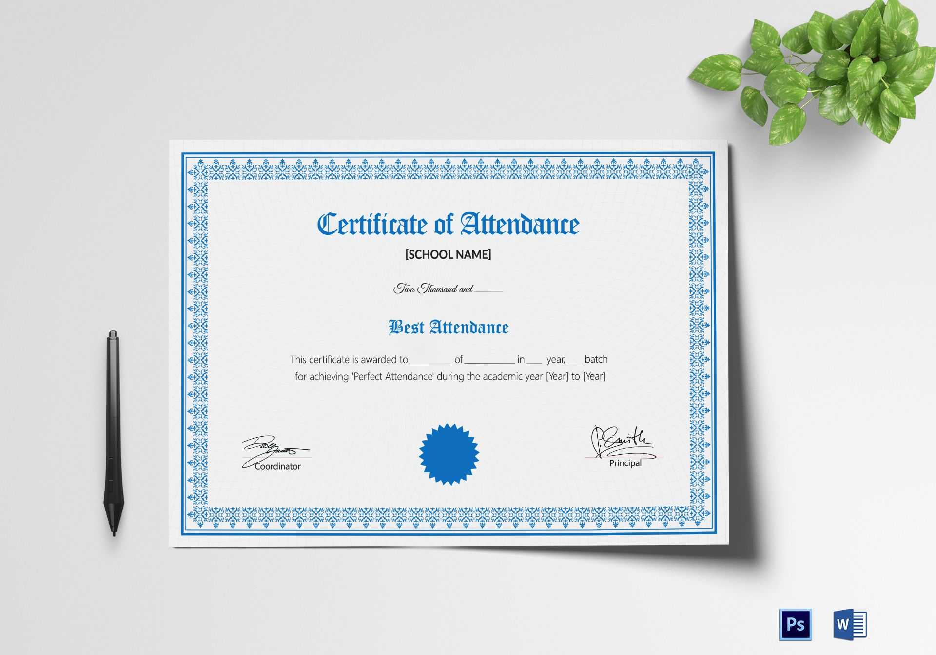 School Certificate Template - Calep.midnightpig.co With Mock Certificate Template