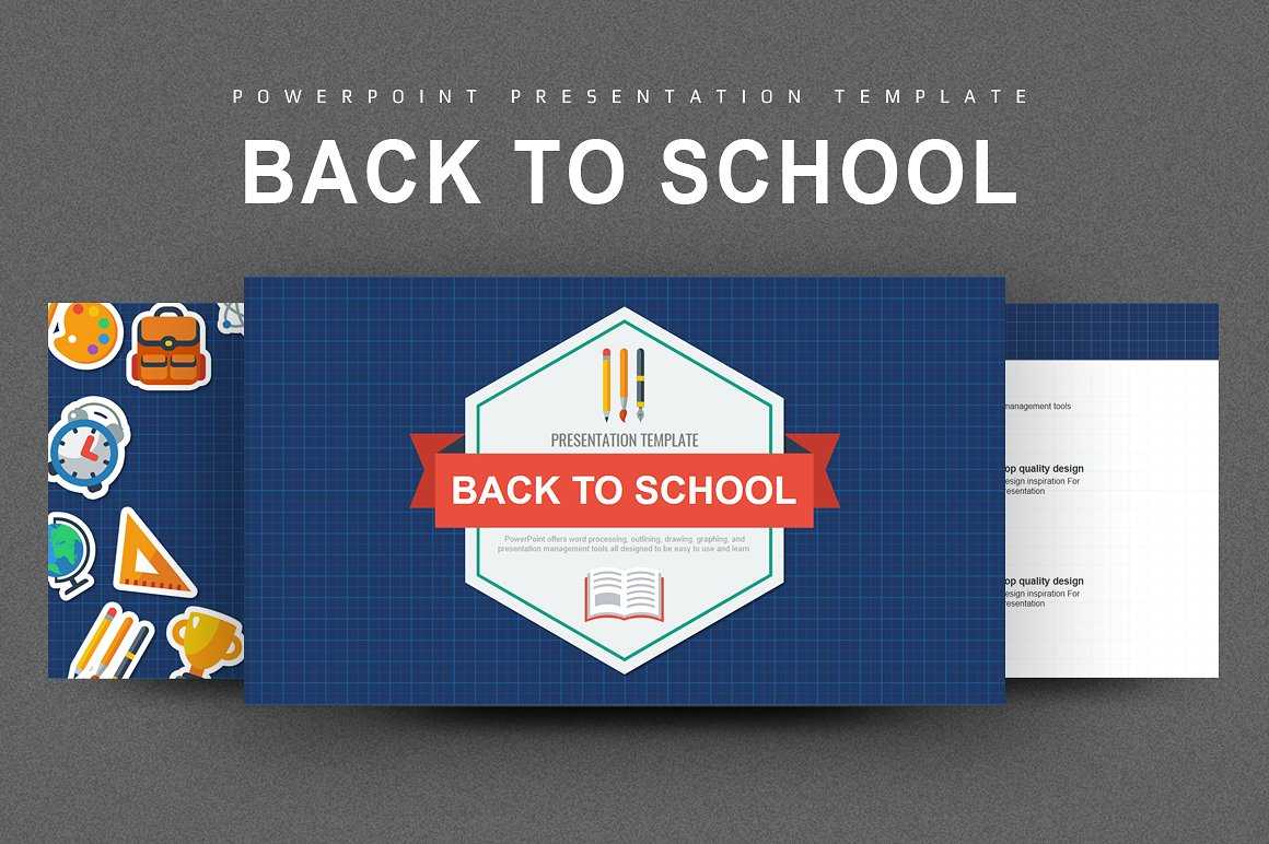 School Ppt Template – Dalep.midnightpig.co With Regard To Back To School Powerpoint Template