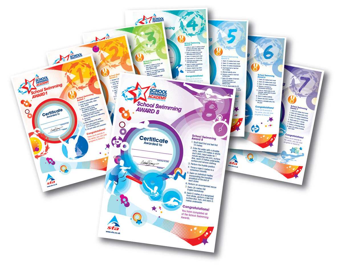 School Swimming Academy – Sta.co.uk With Regard To Free Swimming Certificate Templates