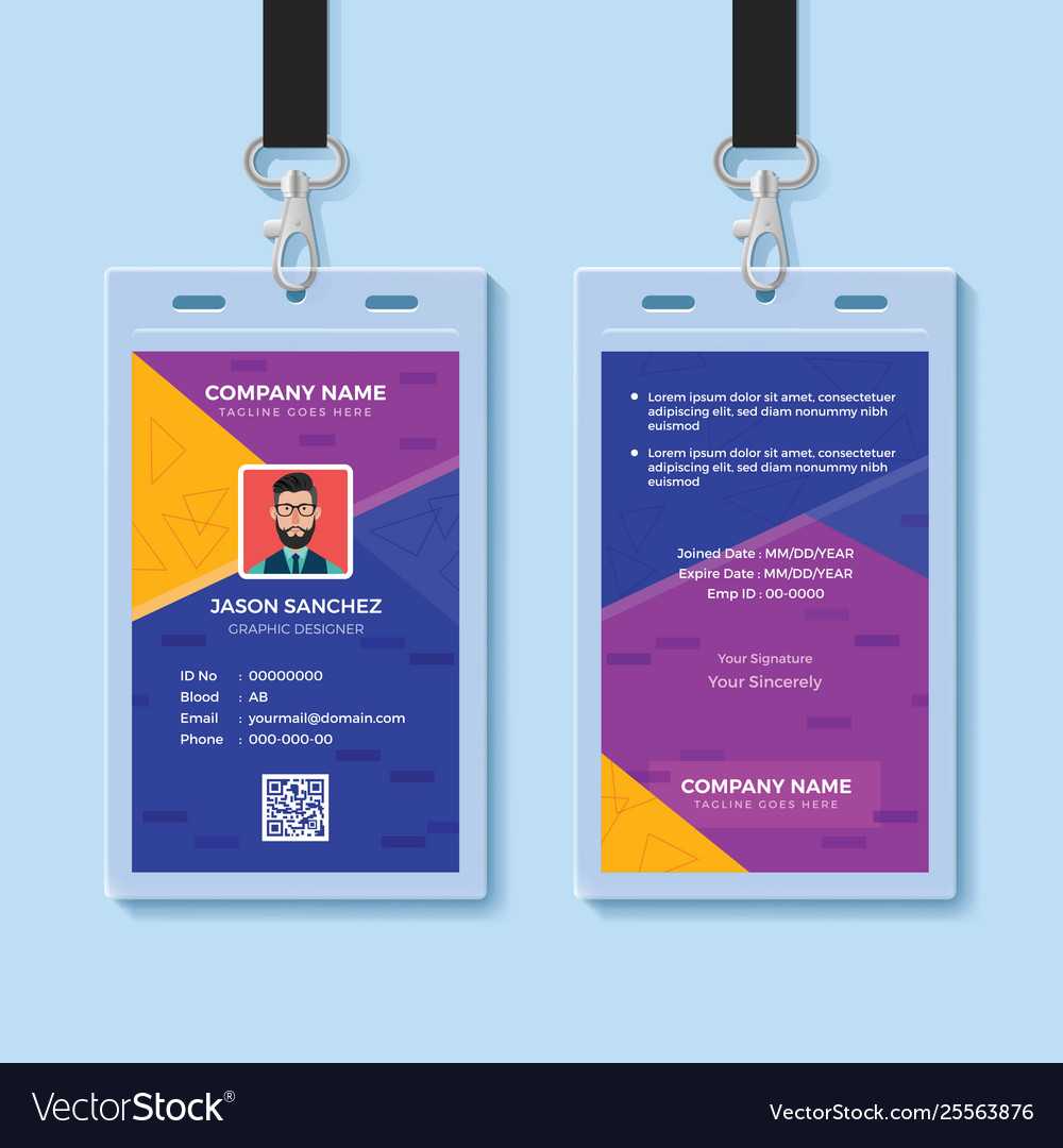 School Teacher Id Card Design - Veppe With Teacher Id Card Template