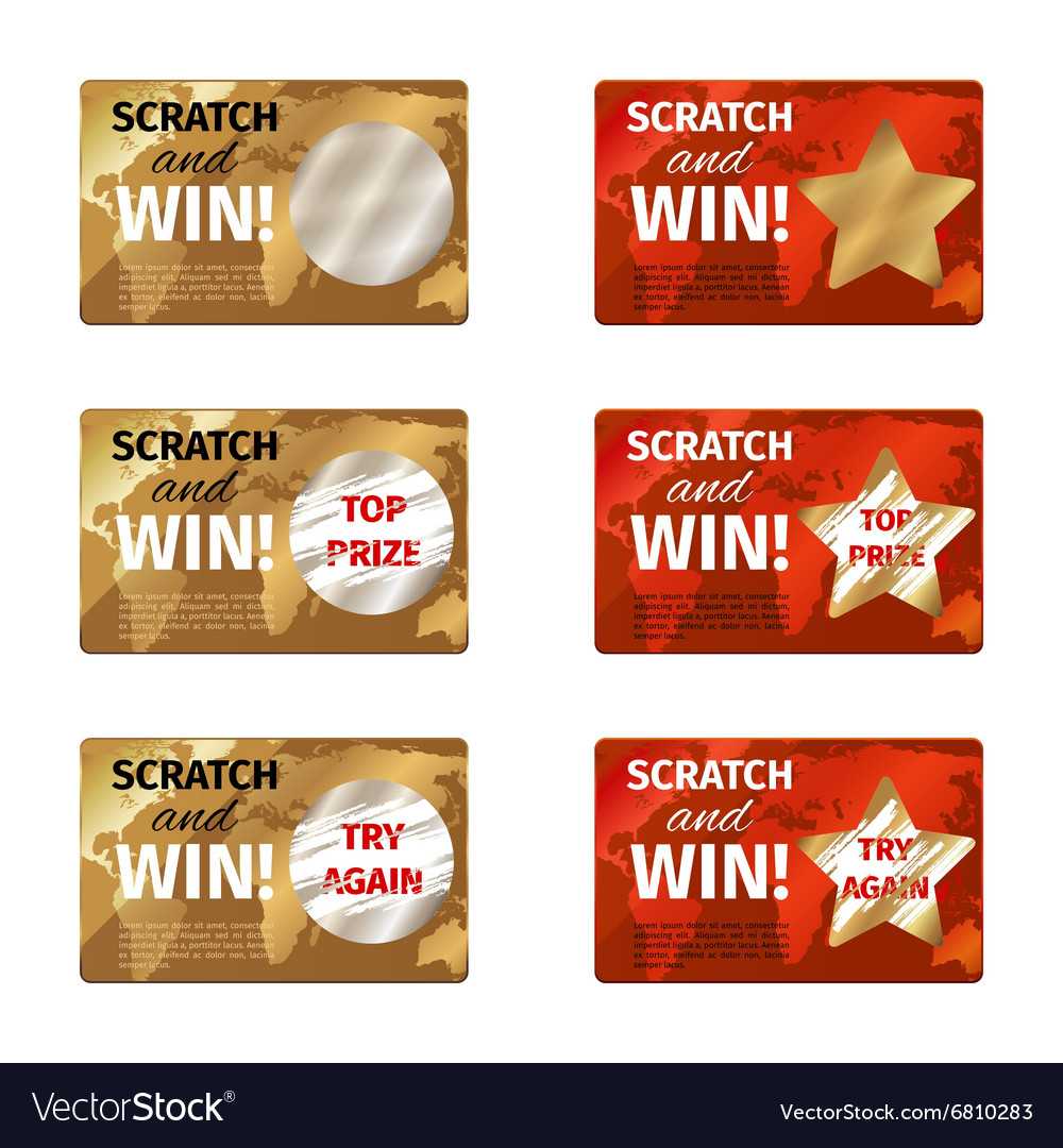 Scratch Card Design Template Throughout Scratch Off Card Templates