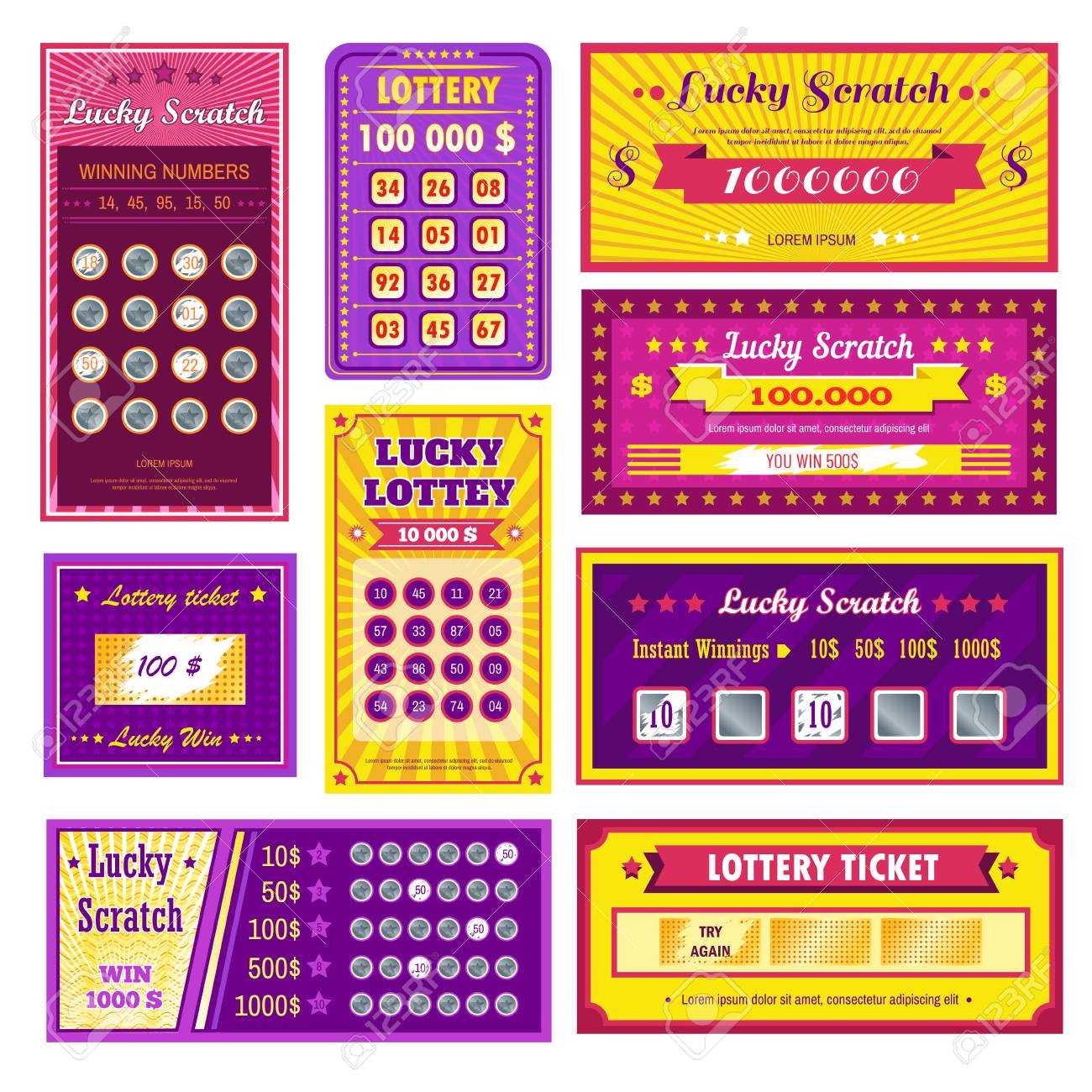 Scratch Off Card Templates Business Professional Templates