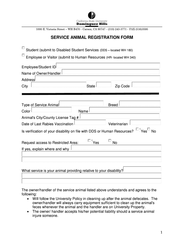 Service Dog Certification Download - Fill Online, Printable Throughout Service Dog Certificate Template