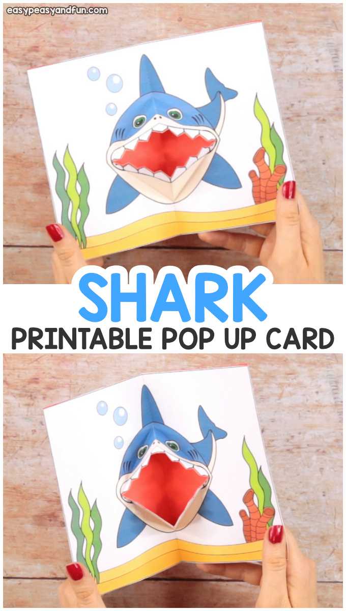 Shark Pop Up Card – Easy Peasy And Fun Regarding Printable Pop Up Card Templates Free